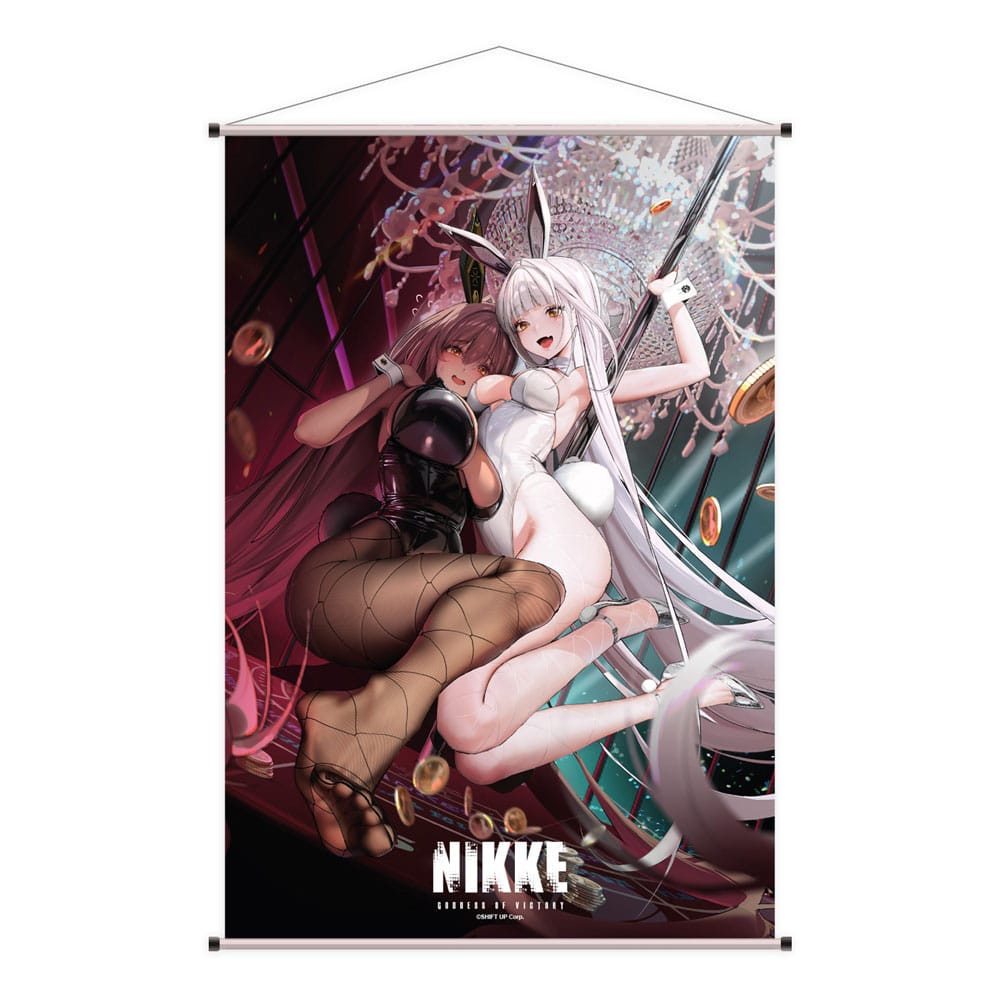 AUF BESTELLUNG Göttin des Sieges: Nikke Wallscroll Noir & Blanc 60 x 90 cm