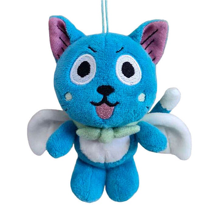 SU ORDINAZIONE Fairy Tail Plush Figure & Keychain Happy 10 cm *PREZZO SPECIALE* ESAURITO