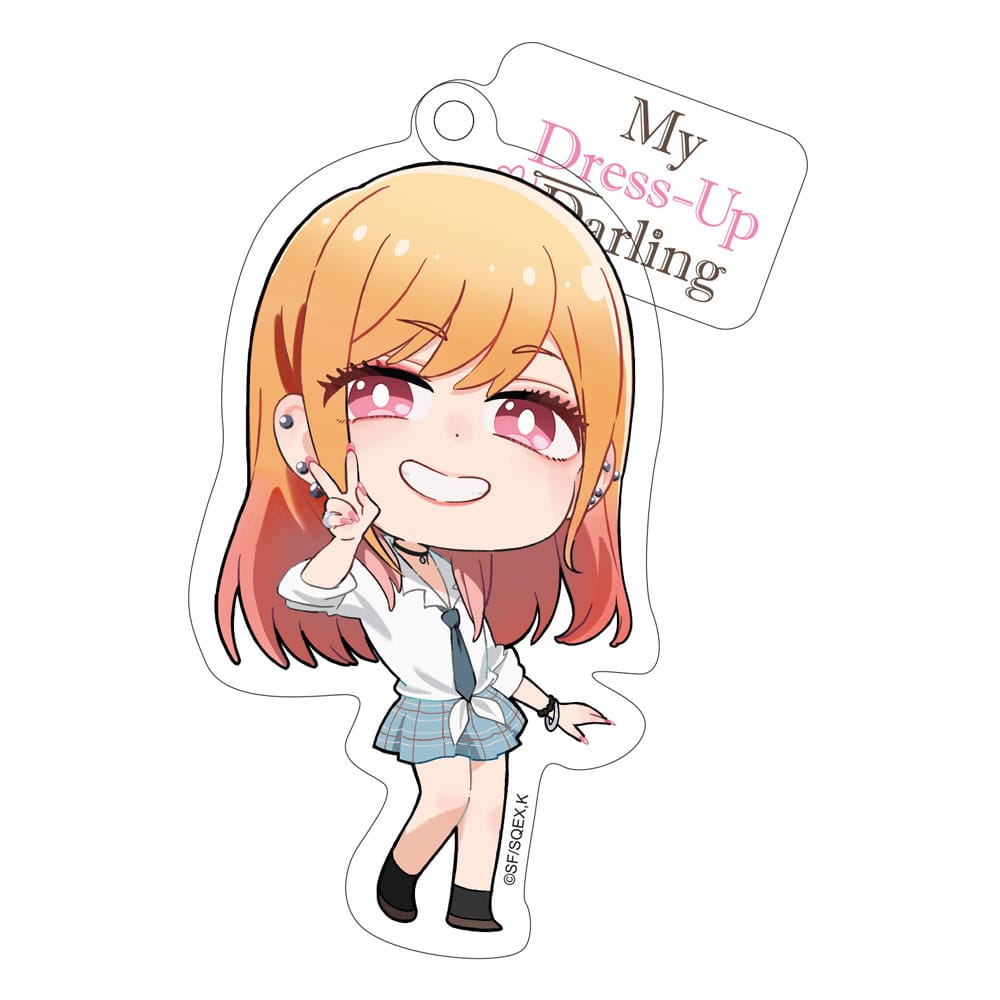SU ORDINAZIONE My Dress-Up Darling Acrylic Keychain Marin Chibi Style 8 cm