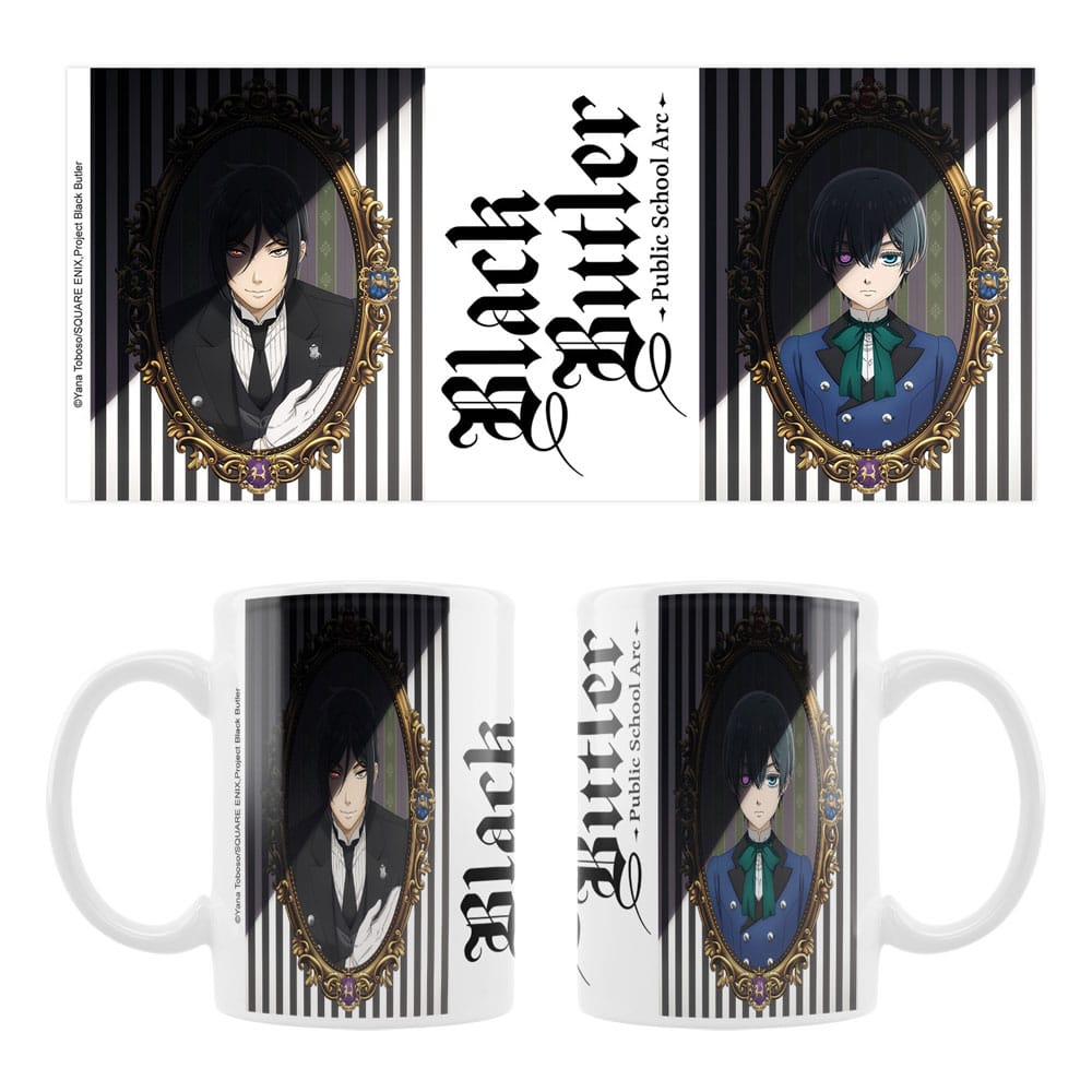 AUF BESTELLUNG Black Butler: Public School Arc Keramiktasse Sebastian & Ciel
