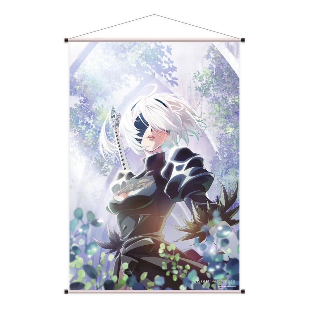 Auf Bestellung gefertigt: NieR: Automata Ver. 1.1a Wandbild 2B, 60 x 90 cm