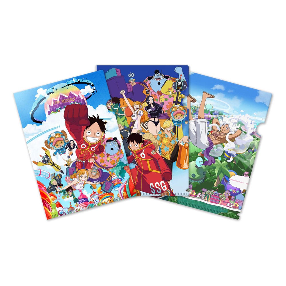 SU ORDINAZIONE One Piece Clearfile 3-Set Egghead Saga