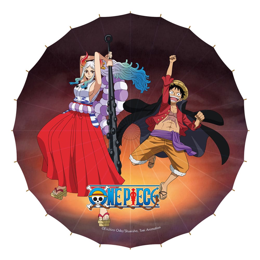 SU ORDINAZIONE One Piece Paper-Parasol Monkey D. Luffy & Yamato *PREZZO SPECIALE* ESAURITO