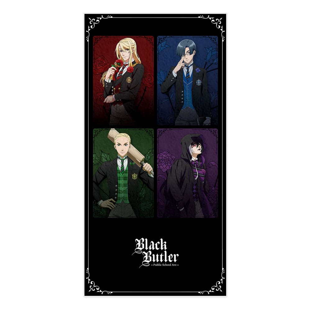 SU ORDINAZIONE Black Butler: Public School Arc Towel The Prefect Four / P4 150 x 75 cm *PREZZO SPECIALE*