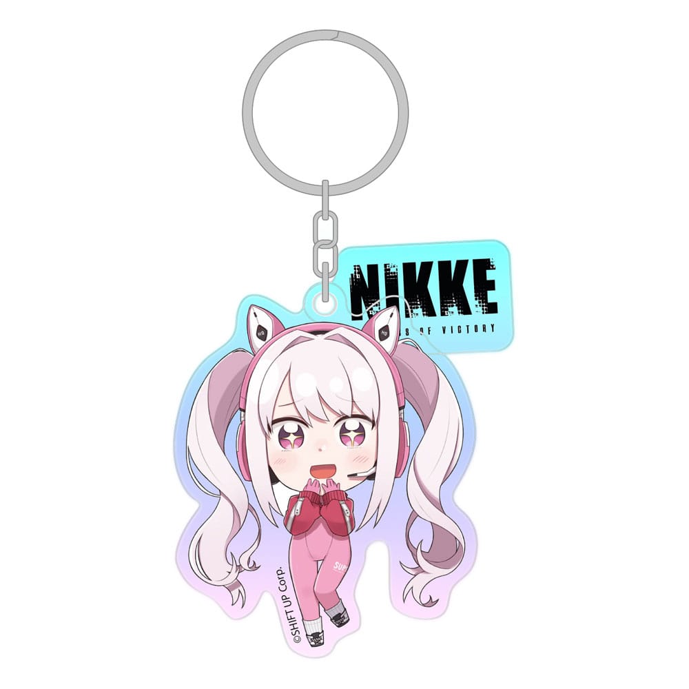 SU ORDINAZIONE Goddess of Victory: Nikke Acrylic Keychain Alice Holographic 7 cm