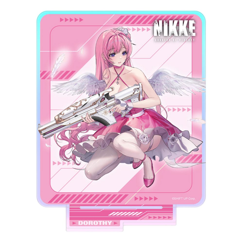 SU ORDINAZIONE Goddess of Victory: Nikke Crouching Series Acrylic Stand Dorothy Holographic 14 cm