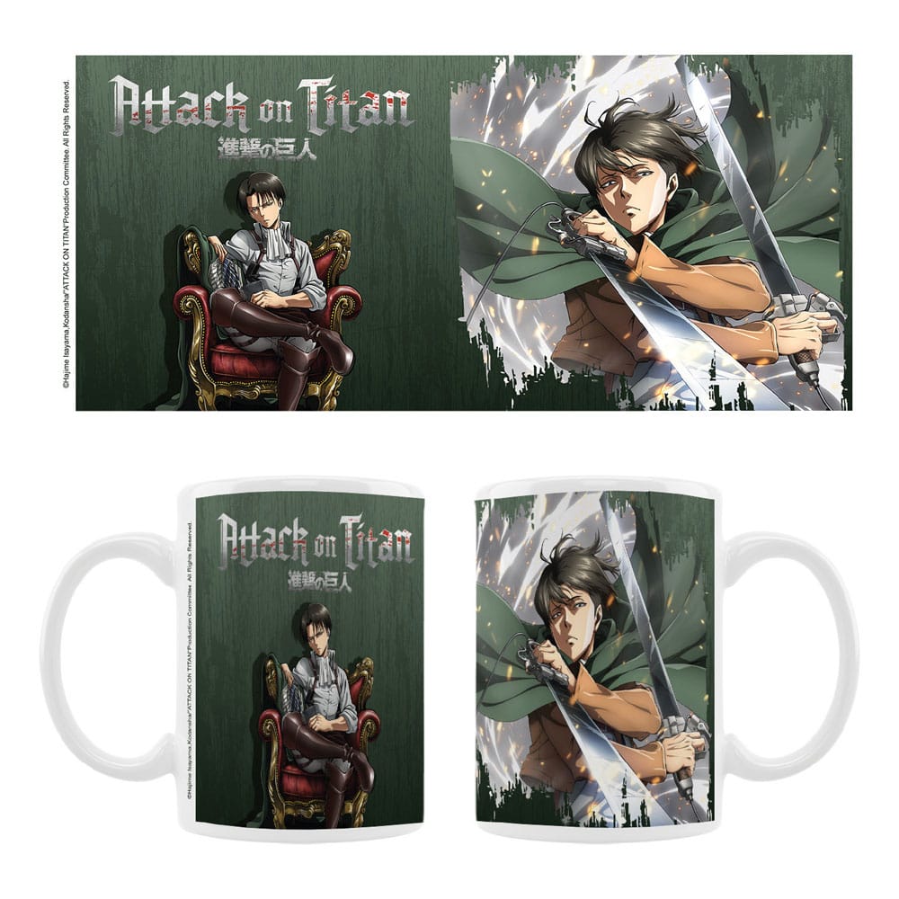 SU ORDINAZIONE Attack on Titan Ceramic Mug Levi
