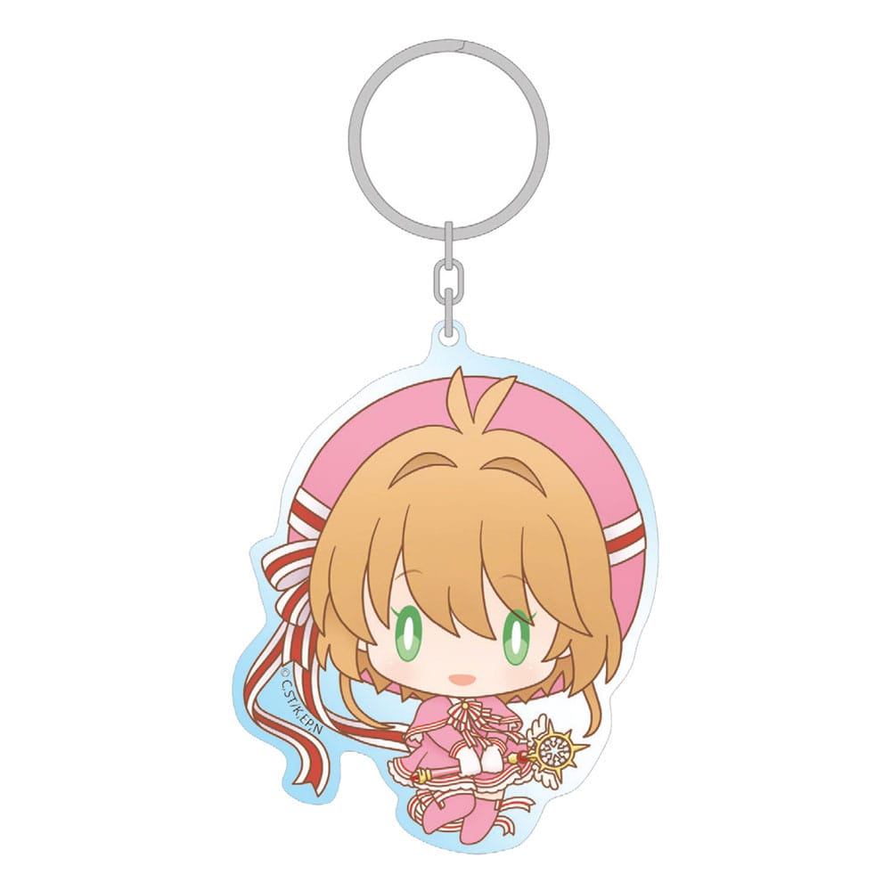 SU ORDINAZIONE Card Captor Sakura: Clear Card Acrylic Keychain Sakura Kinomoto 8 cm