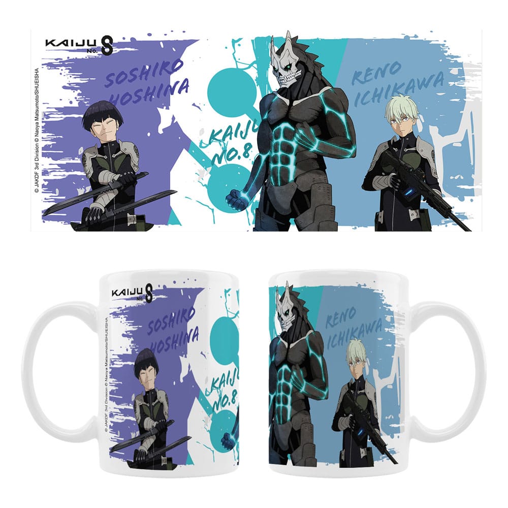 MADE TO ORDER Kaiju No. 8 Ceramic Mug Kaiju No. 8, Reno Ichikawa, Soshiro Hoshina Season 2
