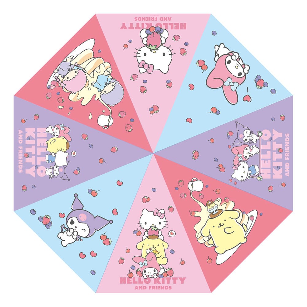 SU ORDINAZIONE Sanrio Umbrella Hello Kitty & Friends