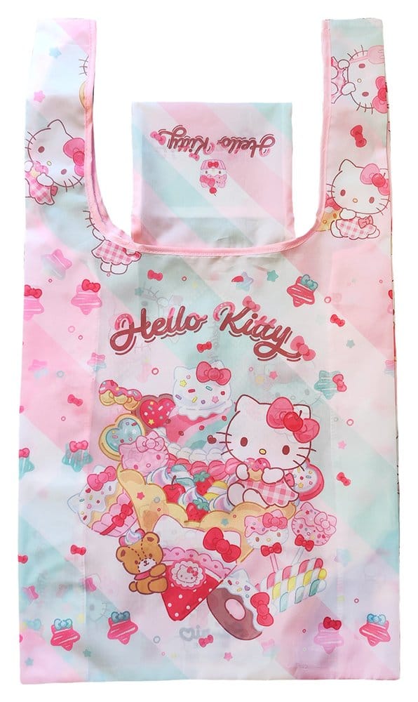 SU ORDINAZIONE Sanrio Tote Bag Hello Kitty Snack And Sweet Foldable
