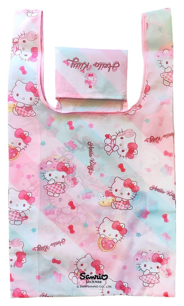 SU ORDINAZIONE Sanrio Tote Bag Hello Kitty Snack And Sweet Foldable