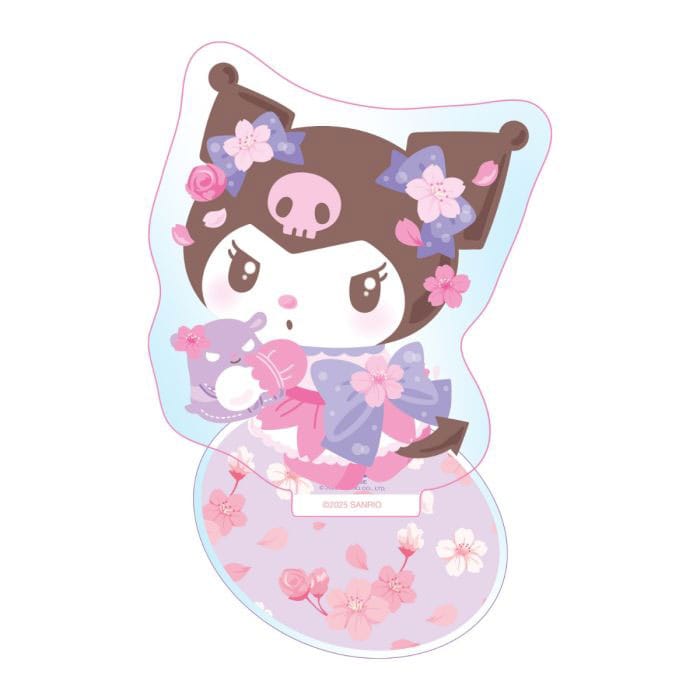 SU ORDINAZIONE Sanrio Acrylic Stand Kuromi Holographic 6 cm