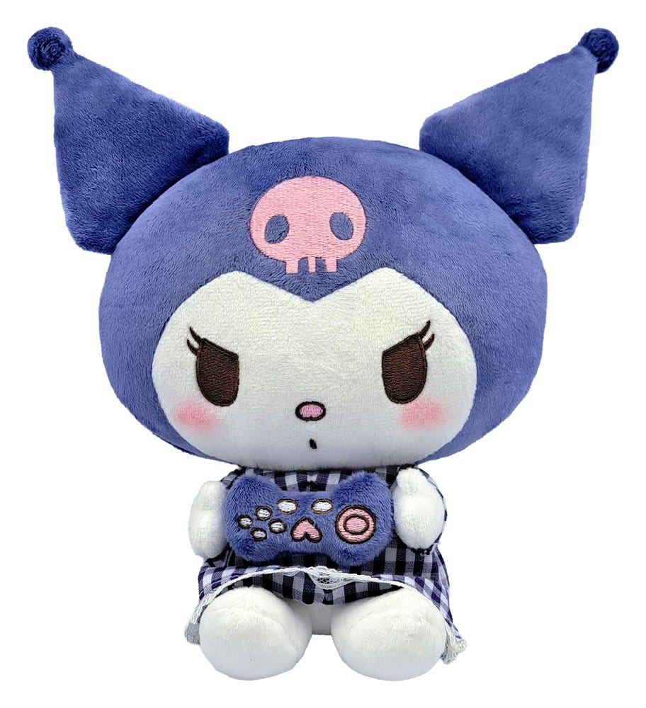 SU ORDINAZIONE Sanrio Plush Figure Kuromi Pyjama Style M 22 cm