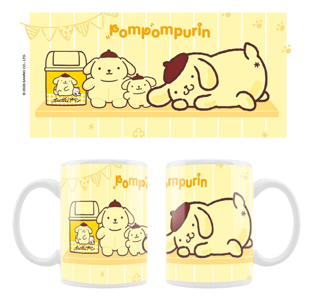 🧪 LAB | SU ORDINAZIONE Sanrio Mug Pompompurin Squishy Cute Purin 02