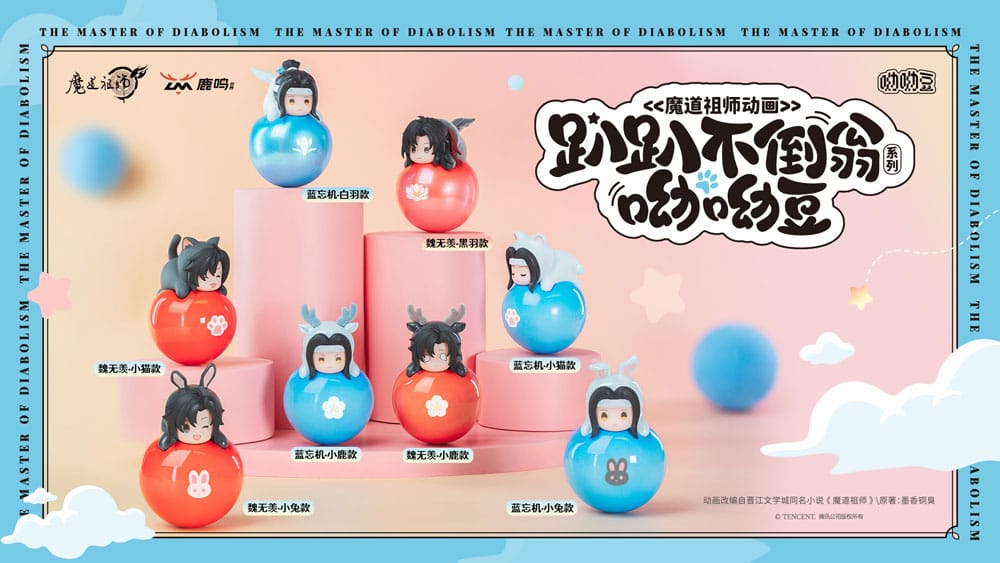 SU ORDINAZIONE HeGrandmaster of Demonic Cultivation Yura Yura Mascot Mini Figures 5 cm Display (6)