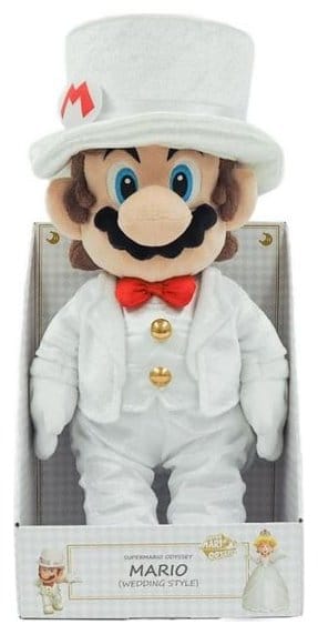 🧪 LAB | SU ORDINAZIONE Super Mario Plush Figure Mario Wedding 39 cm