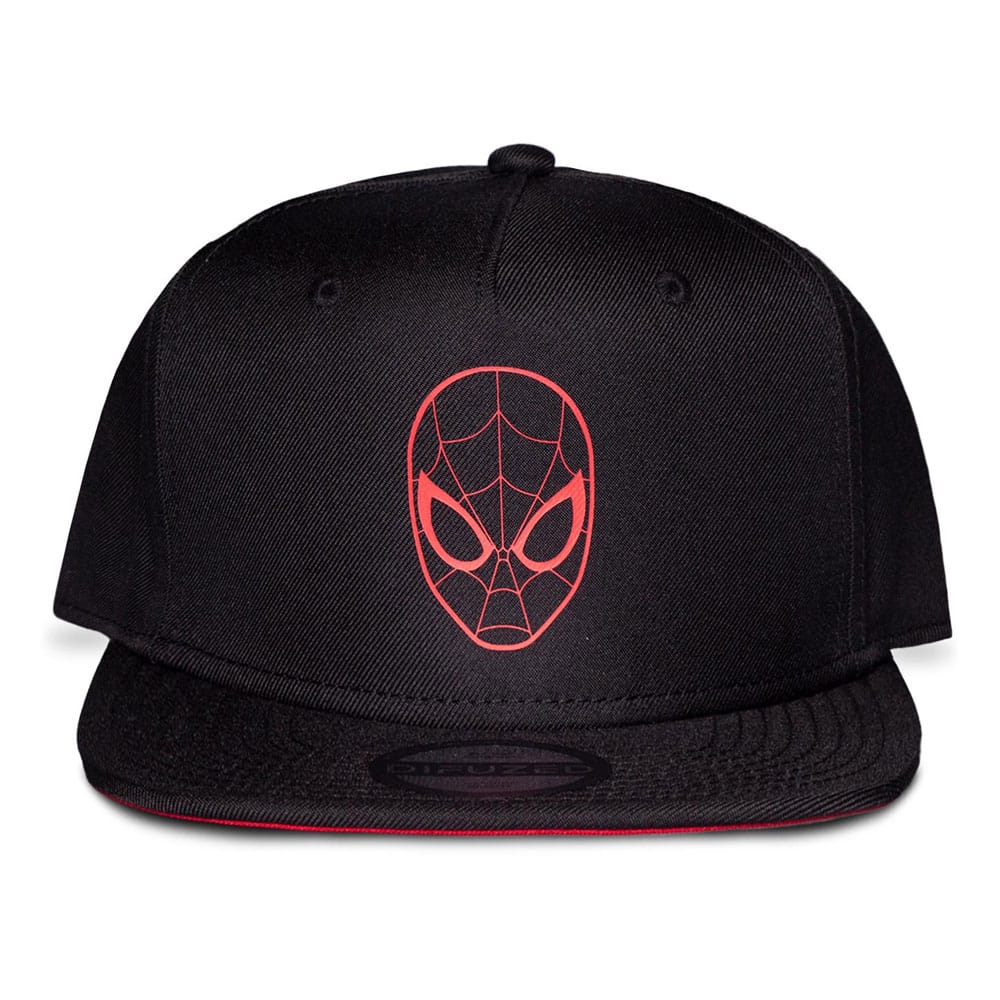 Auf Bestellung gefertigte Marvel Snapback-Kappe mit Spider-Man-Gesicht