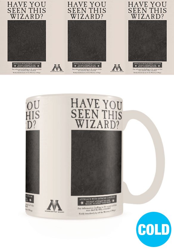 🧪 LAB | SU ORDINAZIONE Harry Potter Heat Change Mug Wanted Sirius Black