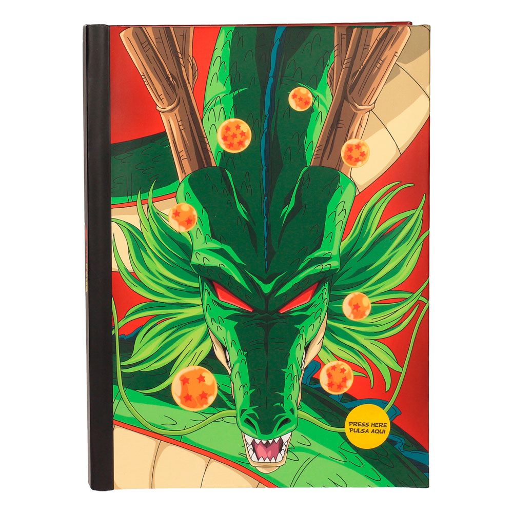 SU ORDINAZIONE Dragon Ball Z Notebook with Light Shenron Dragon *PREZZO SPECIALE*