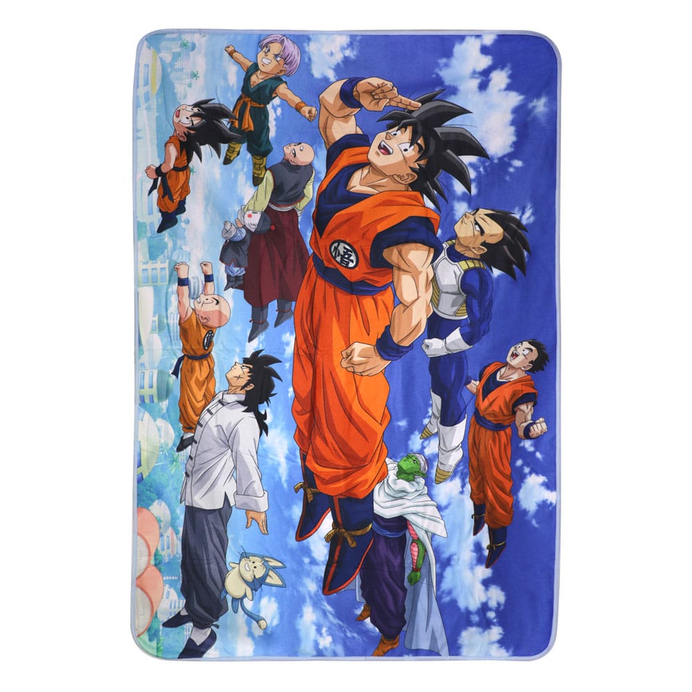 SU ORDINAZIONE Dragon Ball Super Fleece Blanket Universe Survival Heroes 100 x 150 cm