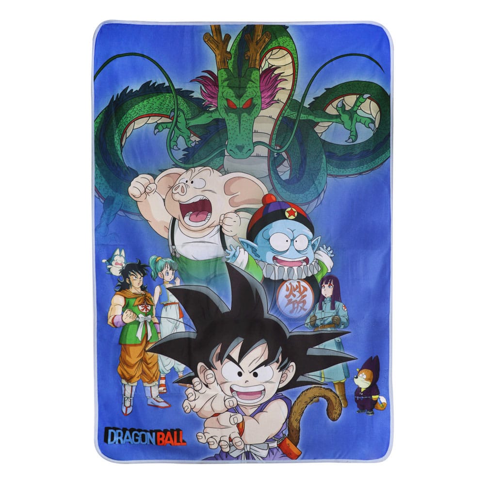 SU ORDINAZIONE Dragon Ball Fleece Blanket Shenron and Heroes 100 x 150 cm *PREZZO SPECIALE*