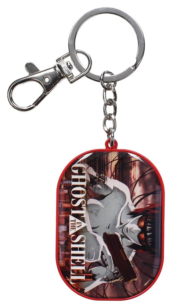 SU ORDINAZIONE Ghost in the Shell Metal Keychain Armed Motoko 14 cm