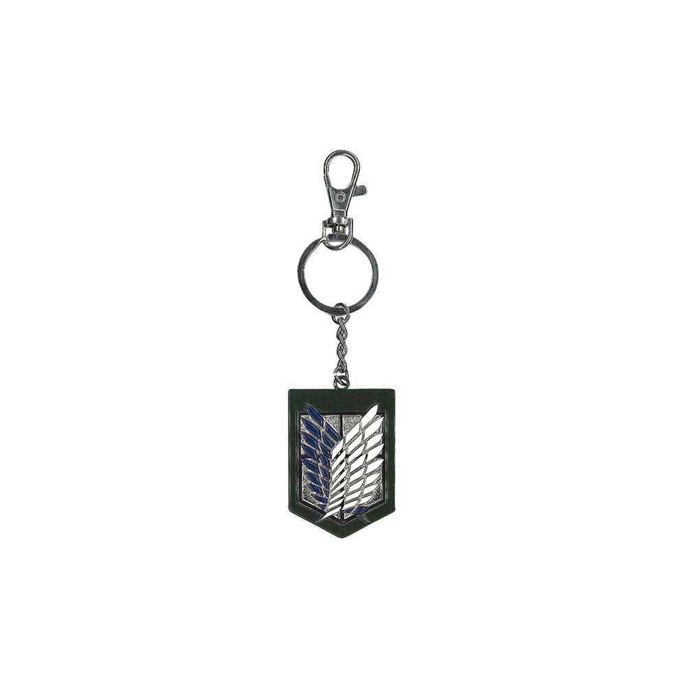 MADE TO ORDER Attack on Titan Metal Keychain Logo 7 cm