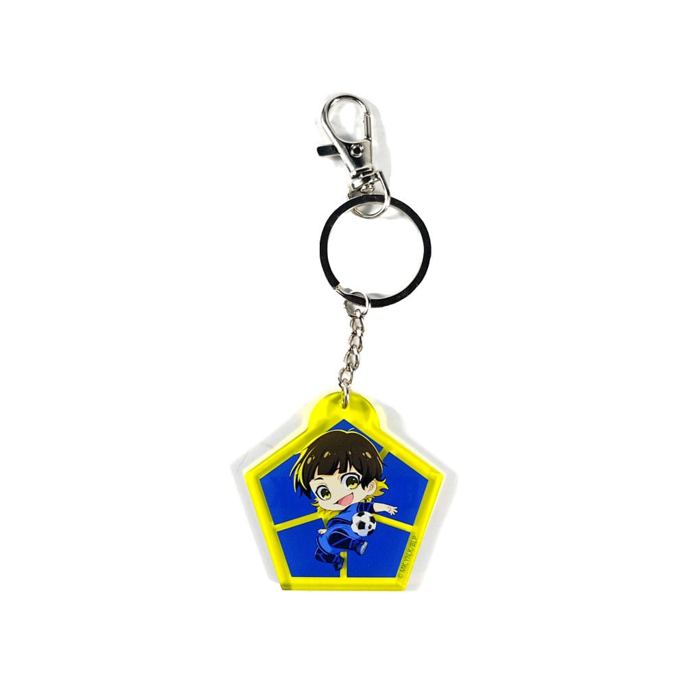 SU ORDINAZIONE Blue Lock Acrylic Keychain Meguru Rachira Chibi Style 5 cm *PREZZO SPECIALE*