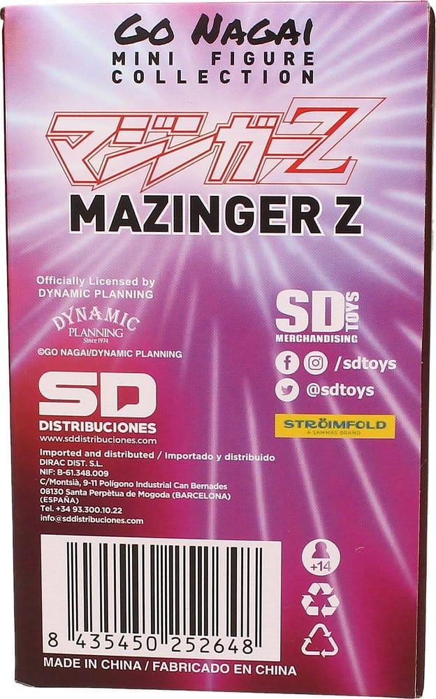 PREORDINE+ 12/2026 Mazinger Z Go Nagai Collection Figure Mazinger Z 8 cm