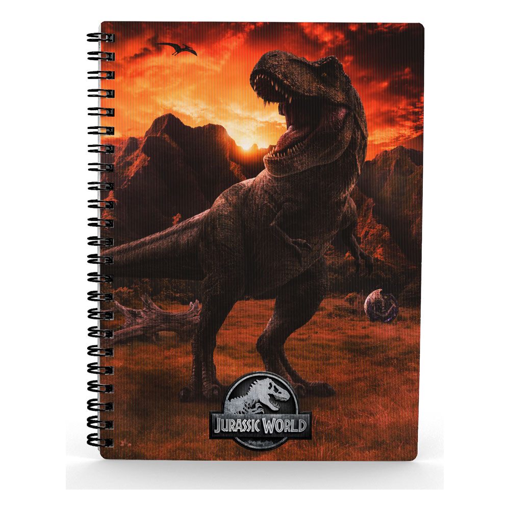 SU ORDINAZIONE Jurassic World Notebook with 3D-Effect Into The Wild