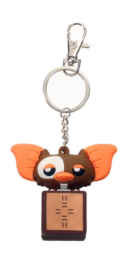 SU ORDINAZIONE Gremlins Pokis Rubber Keychain Gizmo in a Box 6 cm