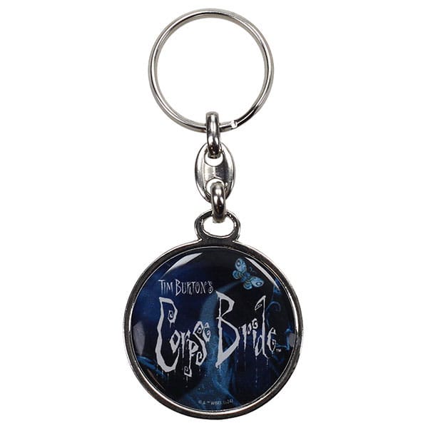 AUF BESTELLUNG HERGESTELLT: Corpse Bride Metall-Schlüsselanhänger Logo Ver. 2 *SONDERPREIS*