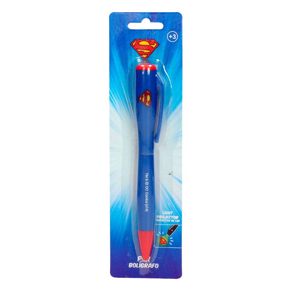 SU ORDINAZIONE Superman Ball Pen with Light Logo