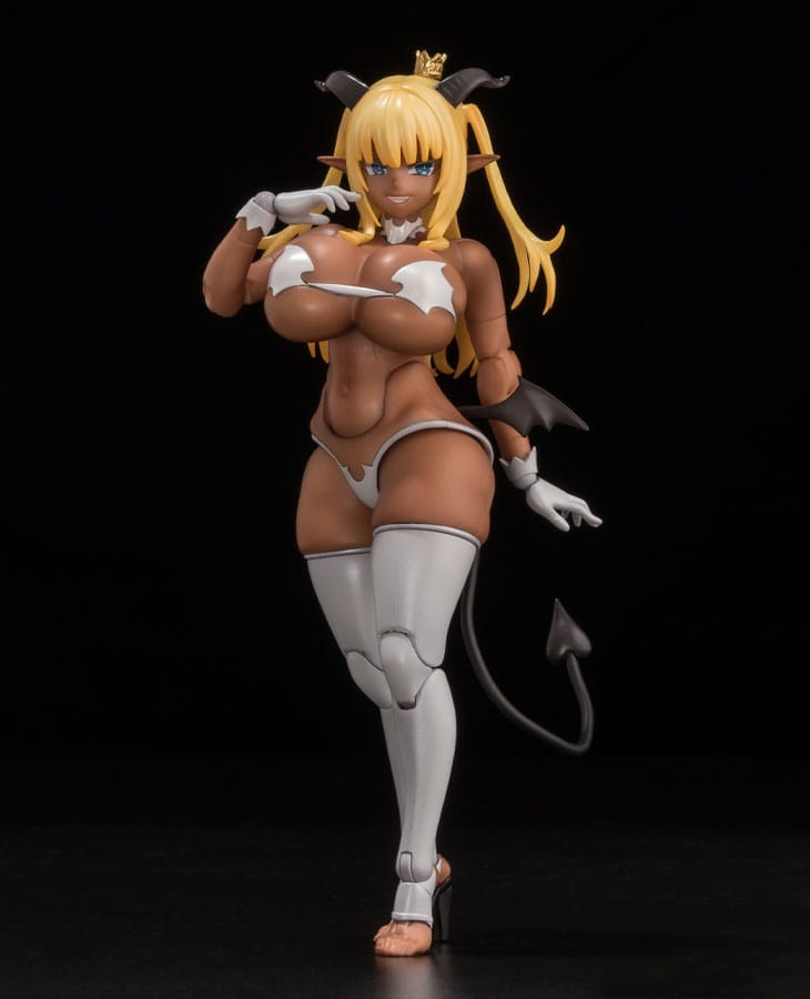 PREORDINE CHIUSO 08/2025 Original Character by Asanagi Girls Series Action Figure Succubus Queen Lisbeth Tanned Ver. 17 cm (18+) (PREORDINE NON CANCELLABILE)