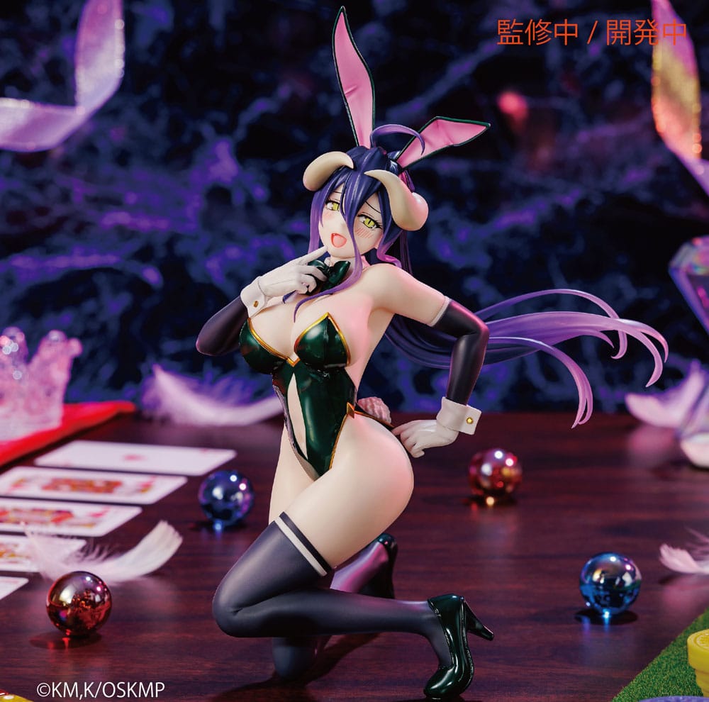 SU ORDINAZIONE Overlord One-Seventh Carat PVC Statue 1/7 Albedo Bunny Ver. 19 cm