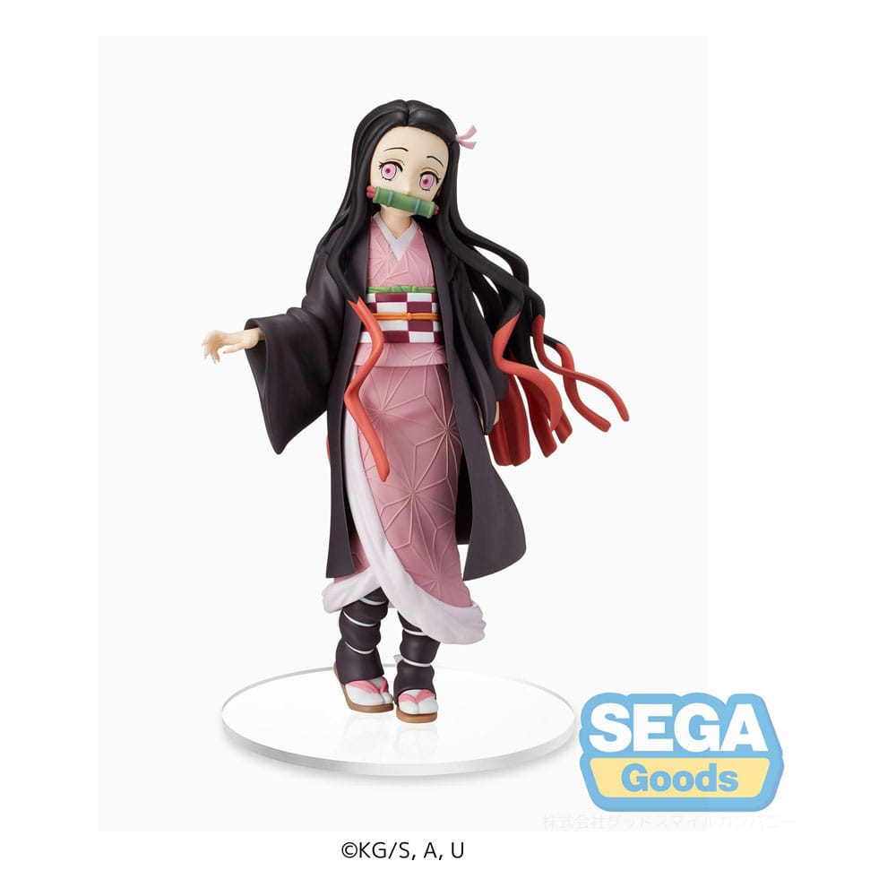 SU ORDINAZIONE Demon Slayer: Kimetsu no Yaiba SPM PVC Statue Nezuko Kamado Sibling Bond 19 cm