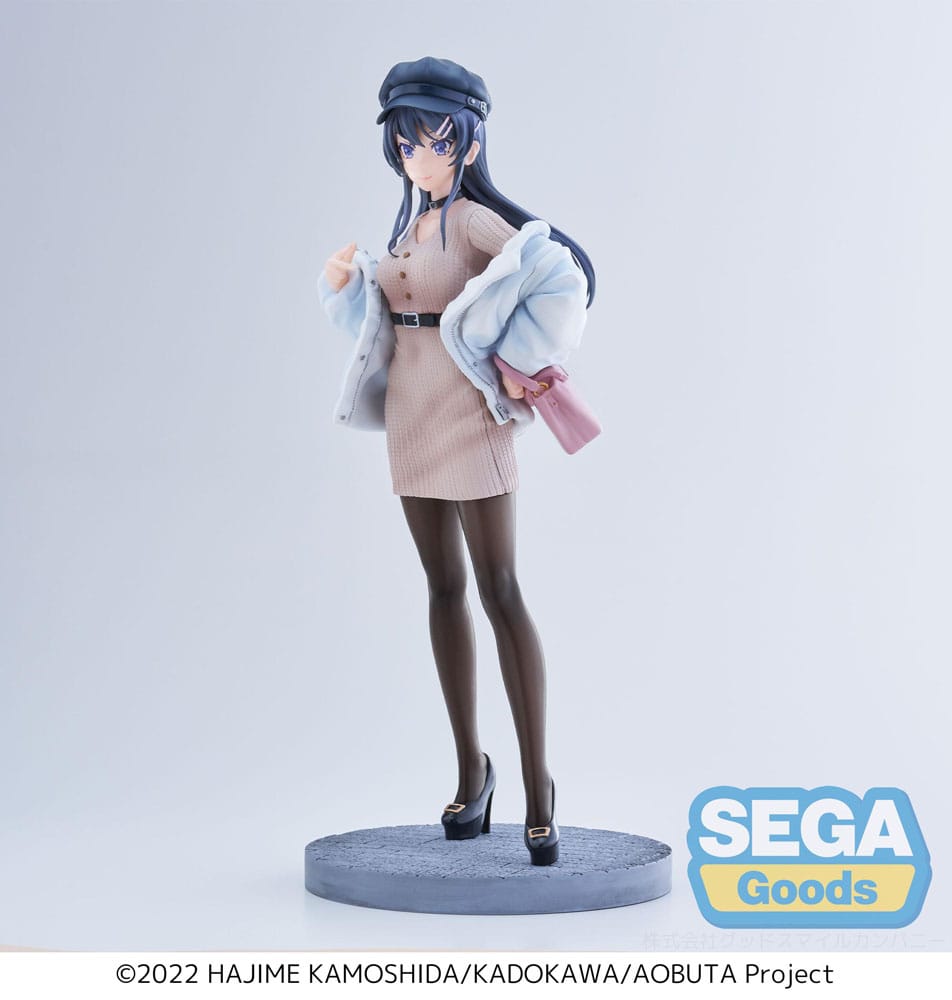 PREORDINE ESAURITO Rascal Does Not Dream of a Bunny Girl Senpai Luminasta PVC Statue Mai Sakurajima Casual Clothes Ver. 21 cm (R)