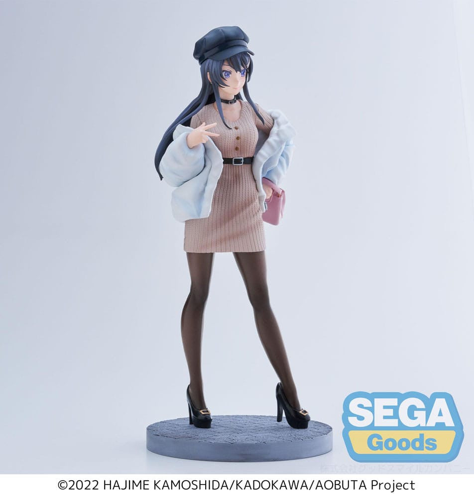 PREORDINE ESAURITO Rascal Does Not Dream of a Bunny Girl Senpai Luminasta PVC Statue Mai Sakurajima Casual Clothes Ver. 21 cm (PREORD. SECONDA CHANCE)