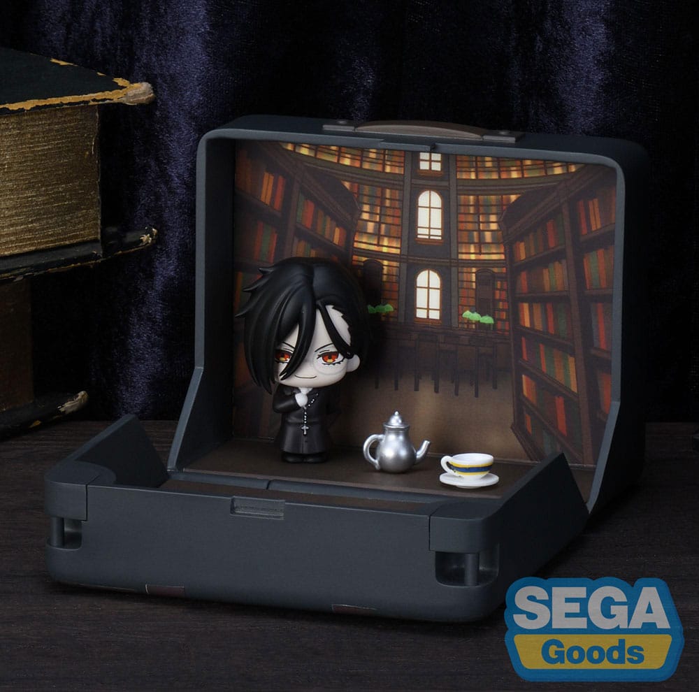 PREORDER+ CLOSED 03/2026 Black Butler: Boarding School Arc Petite World Memories Mini Figure Sebastian Michaelis (EX) 8 cm
