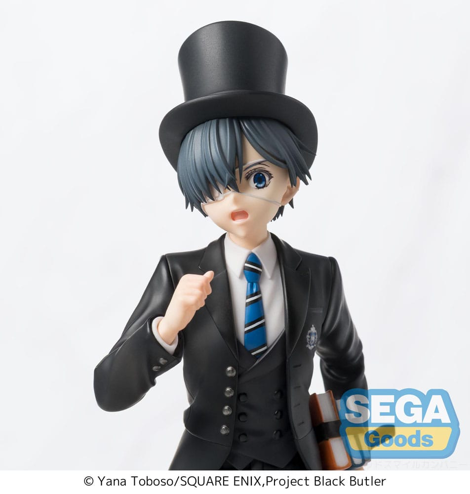PREORDER+ 04/2026 Black Butler: Boarding School Arc Luminasta PVC Statue Ciel Phantomhive 22 cm