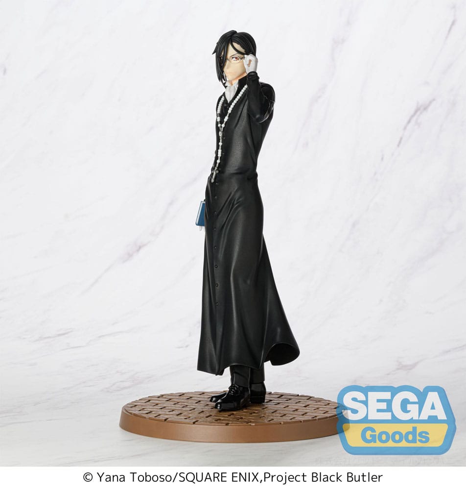 SU ORDINAZIONE Black Butler: Boarding School Arc Luminasta PVC Statue Sebastian Michaelis 22 cm ESAURITO