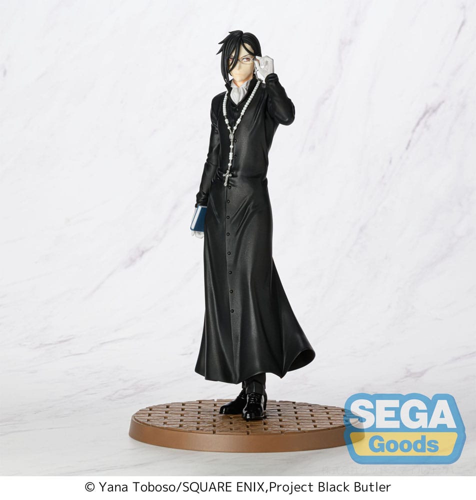 PREORDER+ 04/2026 Black Butler: Boarding School Arc Luminasta PVC Statue Sebastian Michaelis 22 cm