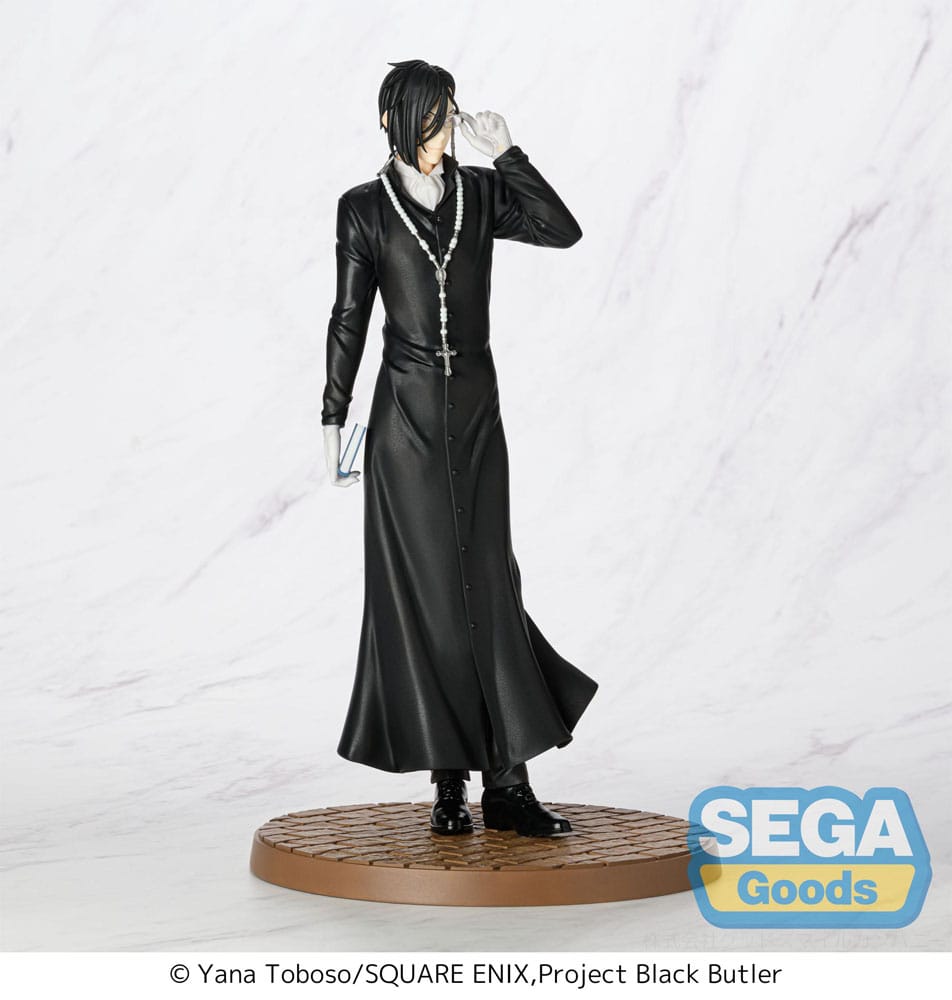 PREORDER+ 04/2026 Black Butler: Boarding School Arc Luminasta PVC Statue Sebastian Michaelis 22 cm
