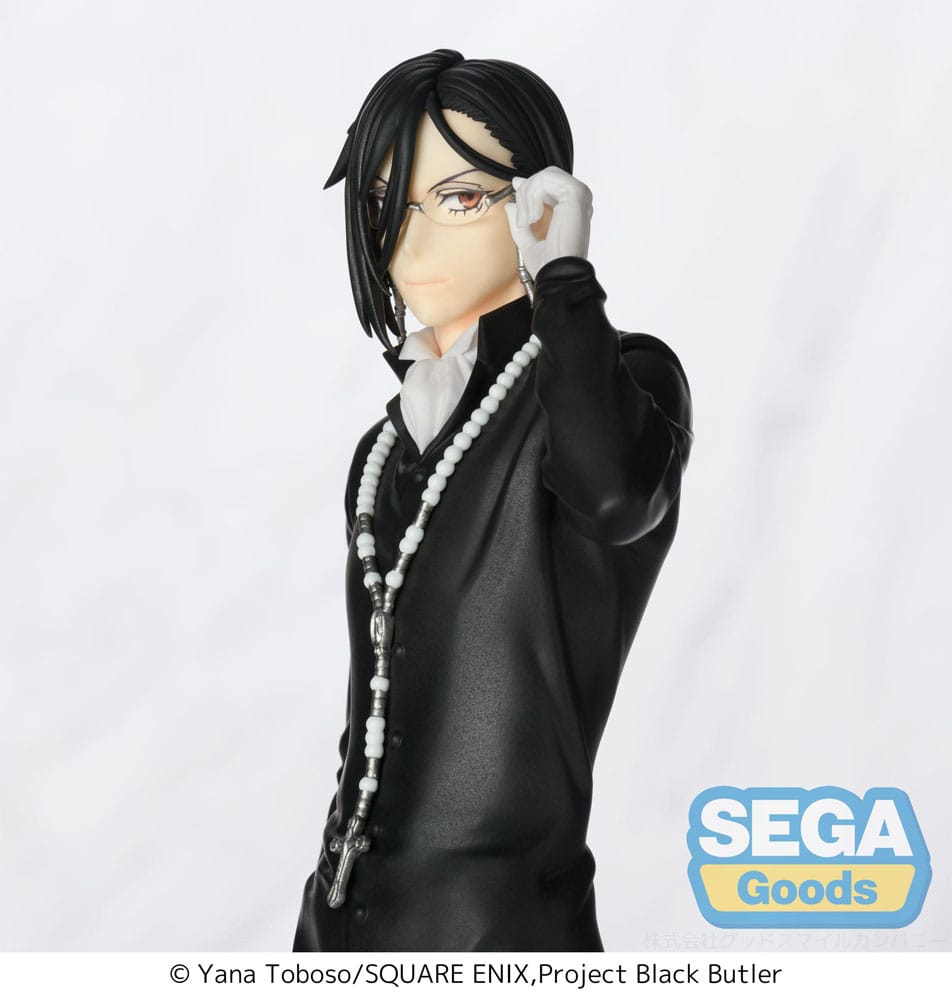 PREORDER+ 04/2026 Black Butler: Boarding School Arc Luminasta PVC Statue Sebastian Michaelis 22 cm