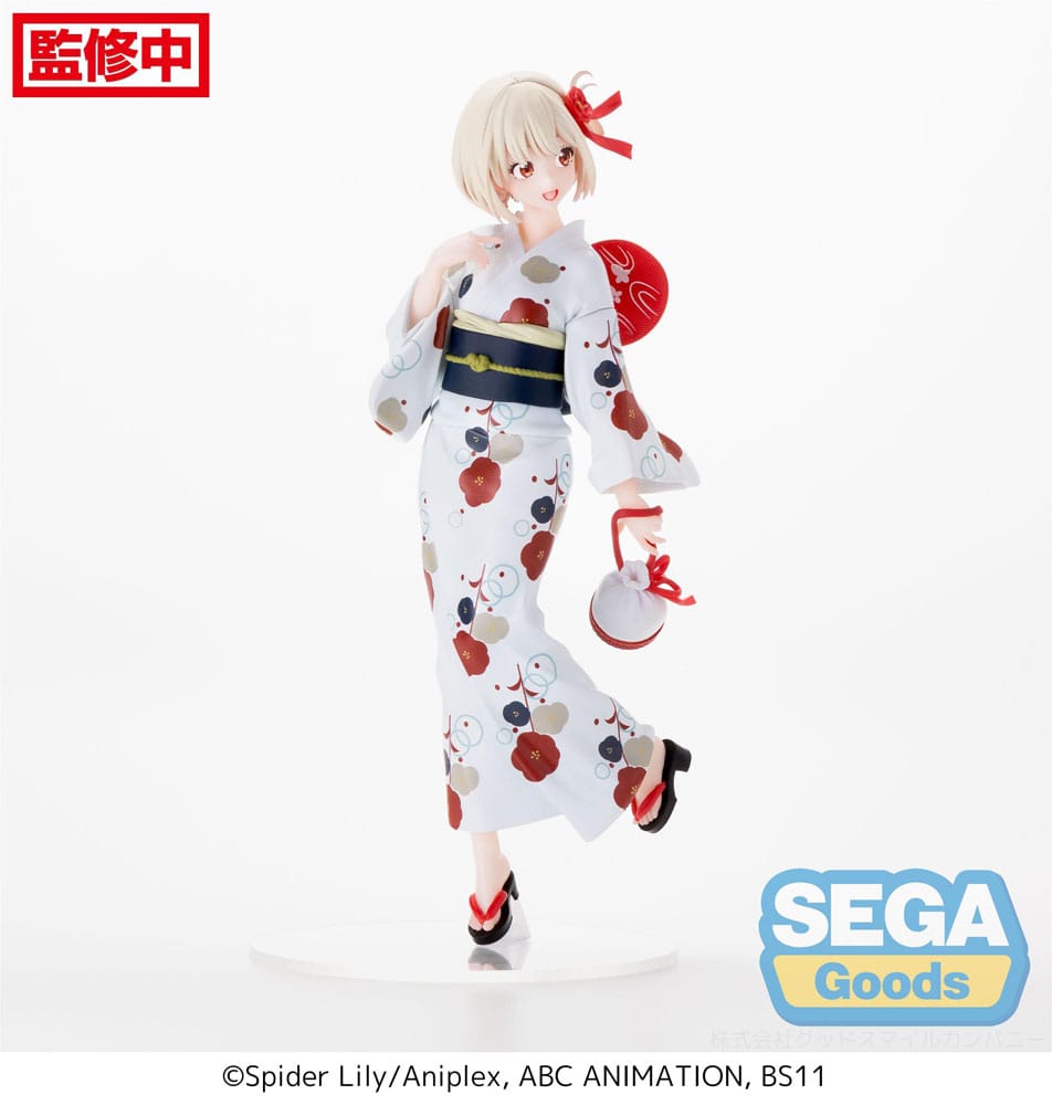 PREORDINE ESAURITO Lycoris Recoil Luminasta Figure Chisato Nishikigi Going out in a yukata 19 cm (H)