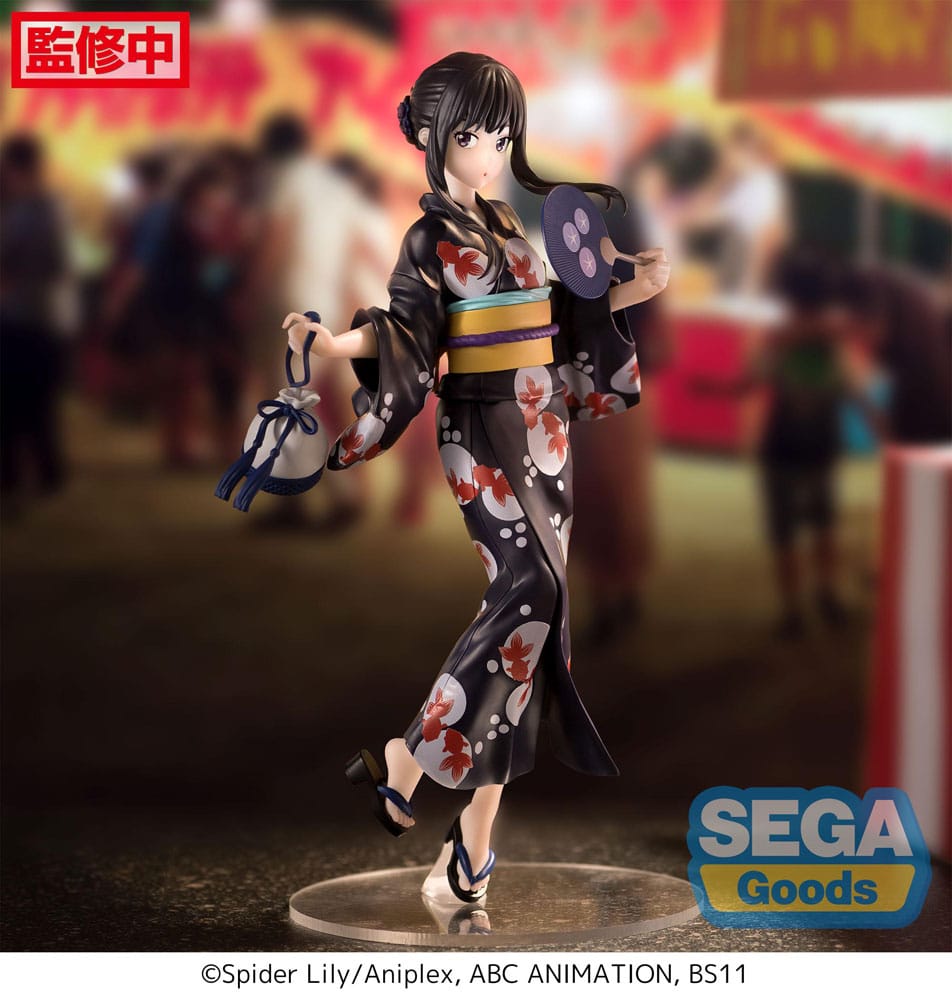 PREORDINE ESAURITO Lycoris Recoil Luminasta Figure Takina Inoue Going out in a yukata 19 cm (H)