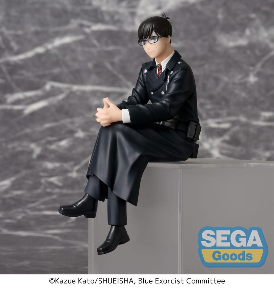 SU ORDINAZIONE Blue Exorcist Shimane Illuminati Saga PM Perching PVC Statue Yukio Okumura 14 cm *PREZZO SPECIALE*