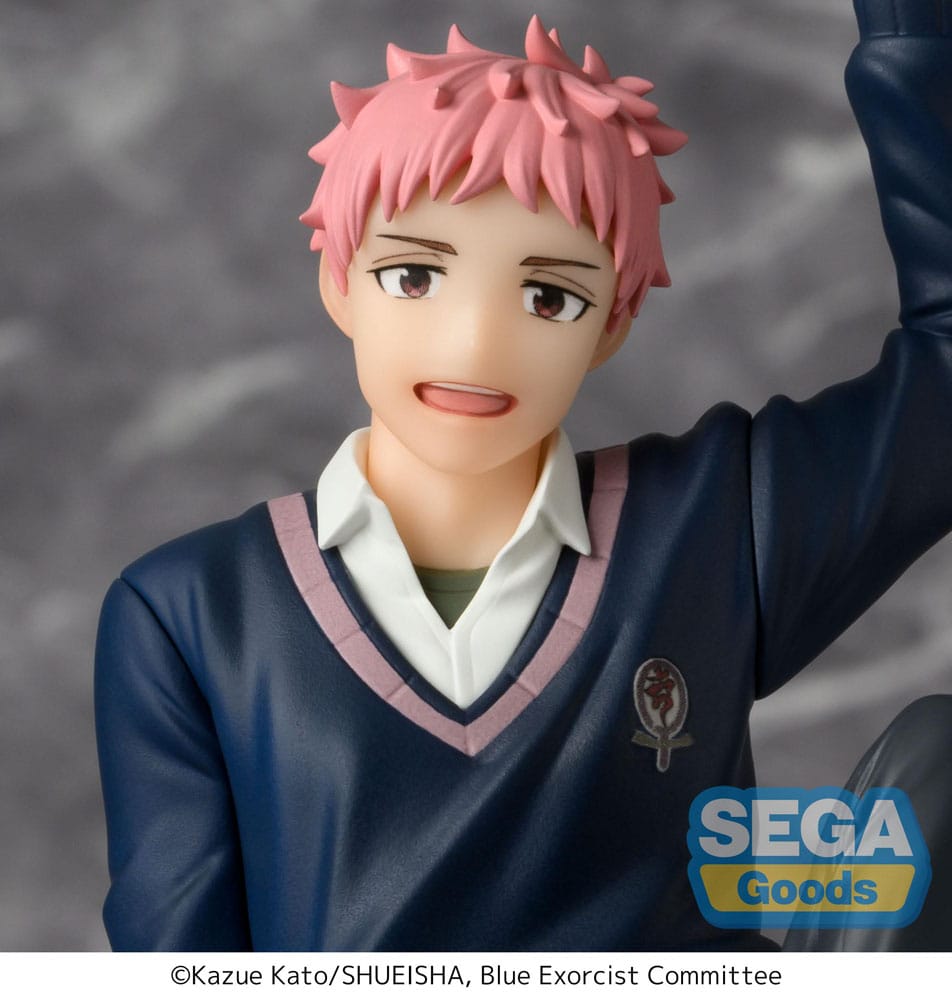 SU ORDINAZIONE Blue Exorcist Shimane Illuminati Saga PM Perching PVC Statue Renzo Shima 14 cm