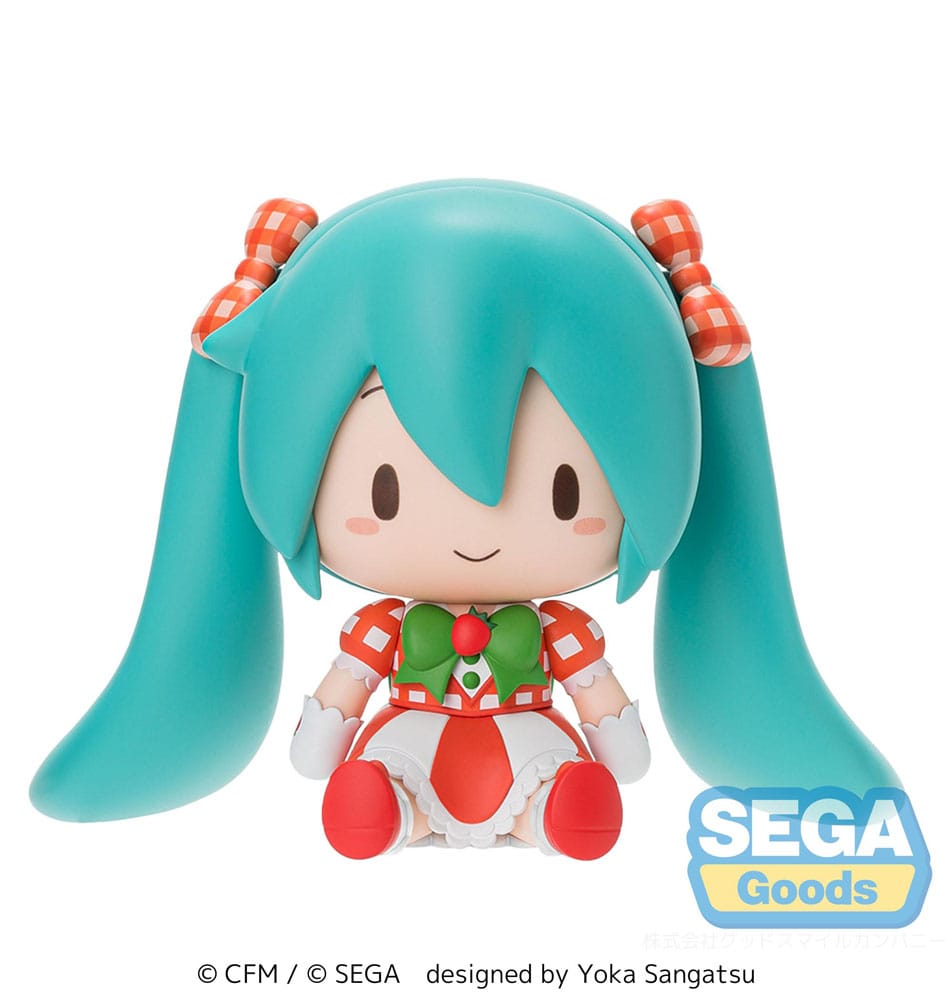 PREORDINE+ 02/2026 Character Vocal Series 01: Hatsune Miku Fuwa Petit Chibi Figure Hatsune Miku x Love and Berry Dress Up and Dance! Lovely Strawberry 8 cm